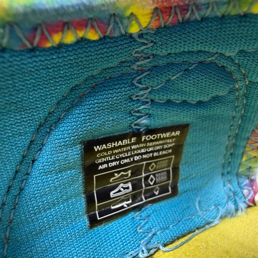 Keen Kids Blue Rainbow Tie Dye Waterproof Washable Sandals Contour Arch Support